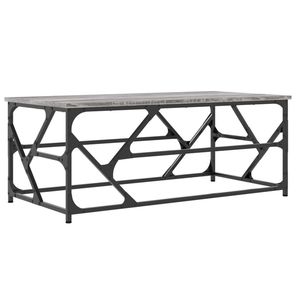 Grauer Couchtisch Diea 100x50x40cm (Holz)
