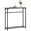 Konsolentisch Gaylord Grau 75x19,5x75cm (Holz)