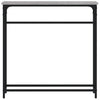Konsolentisch Gaylord Grau 75x19,5x75cm (Holz)