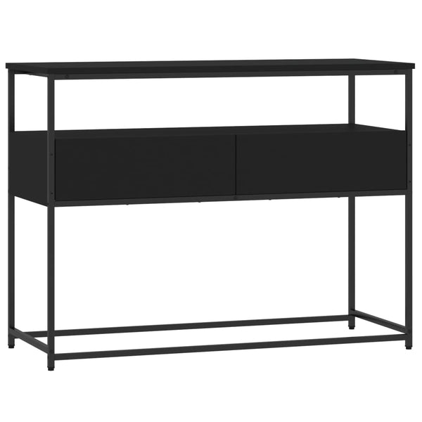Schwarzer Konsolentisch Jamarcus 100x40x75cm (Holz)