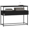 Schwarzer Konsolentisch Jamarcus 100x40x75cm (Holz)