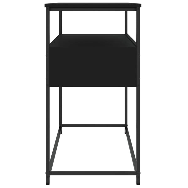 Schwarzer Konsolentisch Jamarcus 100x40x75cm (Holz)