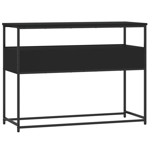 Schwarzer Konsolentisch Jamarcus 100x40x75cm (Holz)