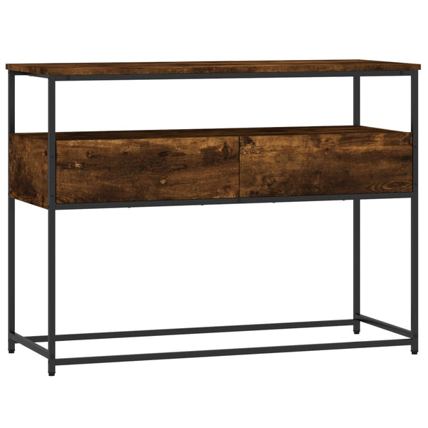 Räuchereichen-Konsolentisch Jamarcus 100x40x75cm (Holz)