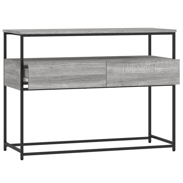 Harmaa konsolipöytä Jamarcus 100x40x75cm (puinen)