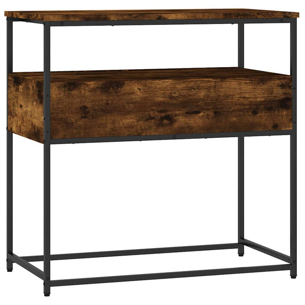 Konsole Jamarcus aus Räuchereiche 75x40x75cm (Holz)