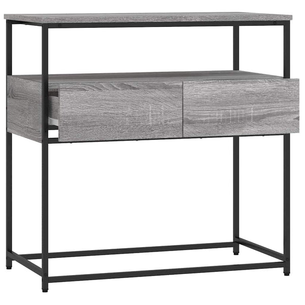 Konsolentisch Jamarcus grau 75x40x75cm (Holz)