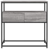 Konsolentisch Jamarcus grau 75x40x75cm (Holz)