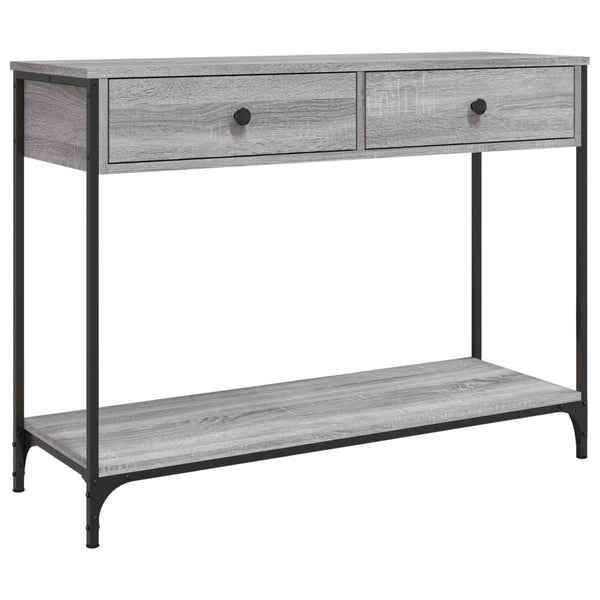 Harmaa konsolipöytä Piscupu 100x34,5x75cm (puinen)