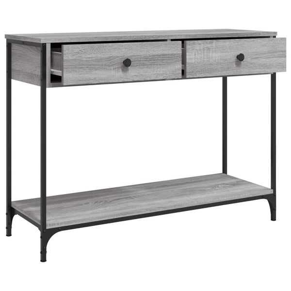 Harmaa konsolipöytä Piscupu 100x34,5x75cm (puinen)