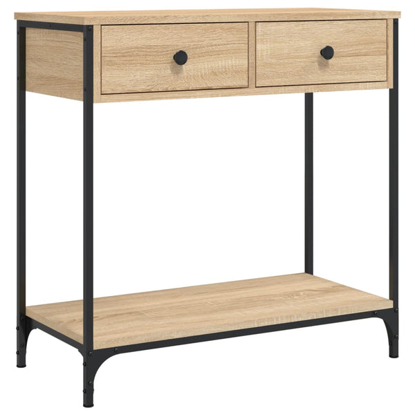Sonoma-Eiche Konsolentisch Piscupu 75x34,5x75cm (Holz)