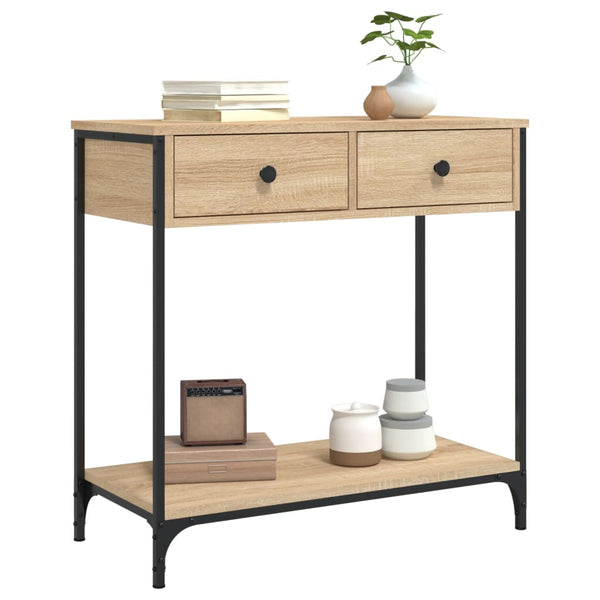 Sonoma-Eiche Konsolentisch Piscupu 75x34,5x75cm (Holz)