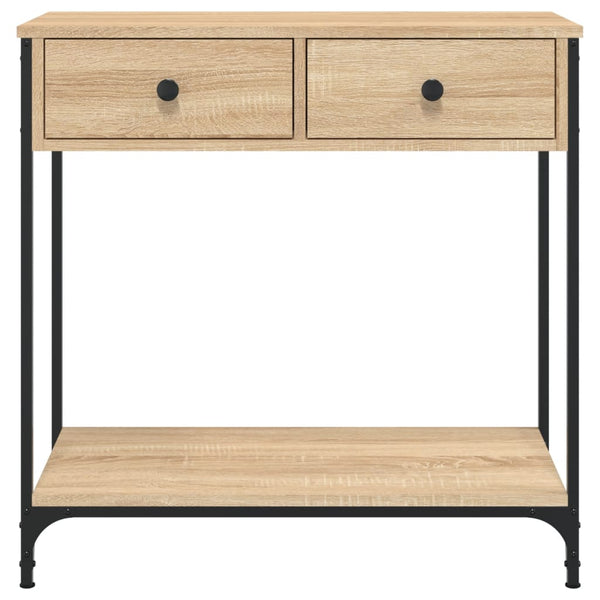 Sonoma-Eiche Konsolentisch Piscupu 75x34,5x75cm (Holz)