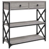 Konsolentisch Bondi 75x28x75cm grau (Holz)