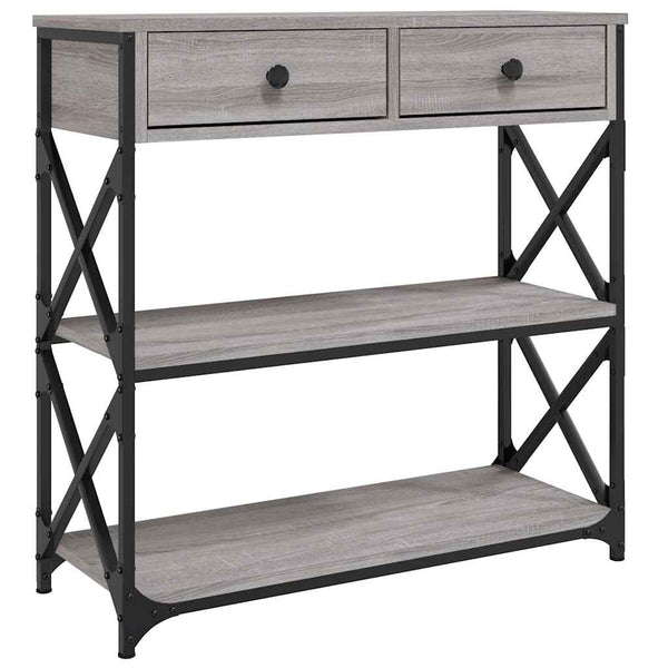 Konsolentisch Bondi 75x28x75cm grau (Holz)