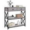 Konsolentisch Bondi 75x28x75cm grau (Holz)