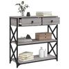 Konsolentisch Bondi 75x28x75cm grau (Holz)
