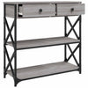 Konsolentisch Bondi 75x28x75cm grau (Holz)