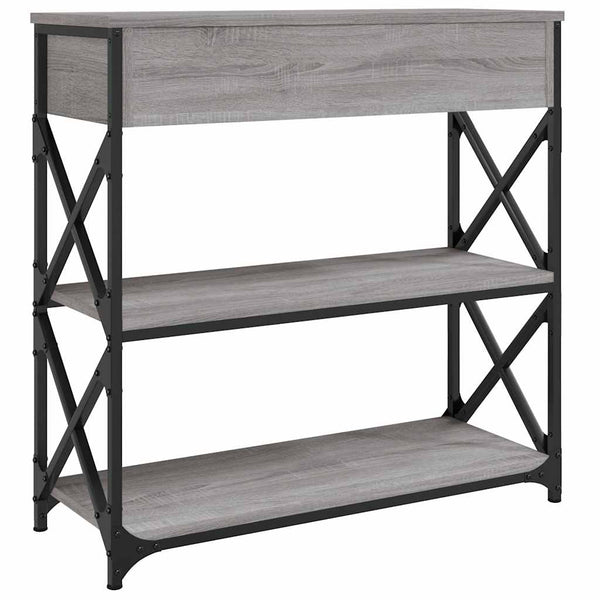 Konsolentisch Bondi 75x28x75cm grau (Holz)