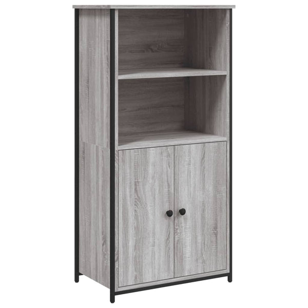 Grauer Schrank Zwanilda 62x36x121,5cm (Holz)