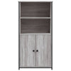 Grauer Schrank Zwanilda 62x36x121,5cm (Holz)