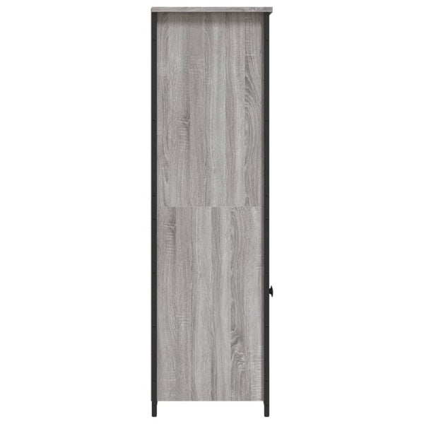 Grauer Schrank Zwanilda 62x36x121,5cm (Holz)