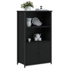 Schwarzer Schrank Zwanilda 62x32x103,5cm (Holz)