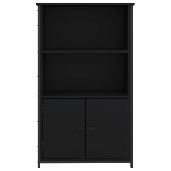 Schwarzer Schrank Zwanilda 62x32x103,5cm (Holz)