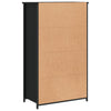 Schwarzer Schrank Zwanilda 62x32x103,5cm (Holz)