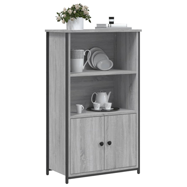 Grauer Schrank Zwanilda 62x32x103,5cm (Holz)