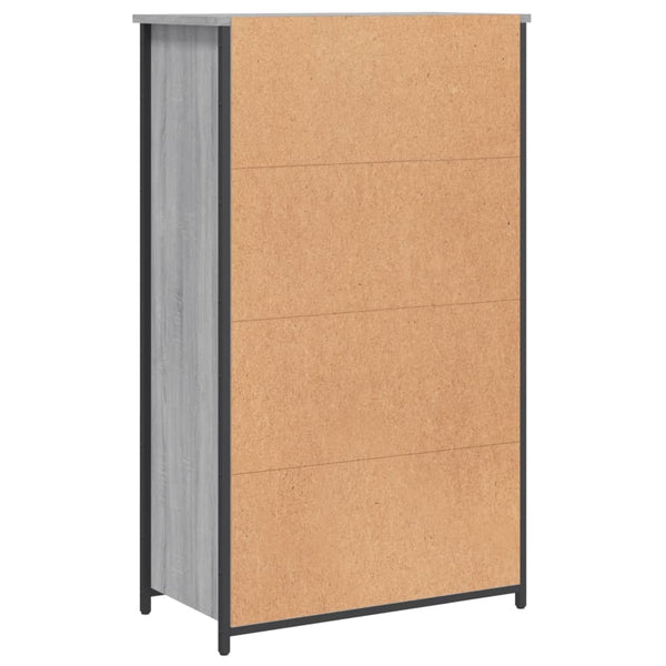 Grauer Schrank Zwanilda 62x32x103,5cm (Holz)