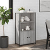 Grauer Schrank Zwanilda 62x32x103,5cm (Holz)