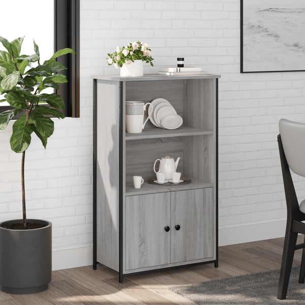 Grauer Schrank Zwanilda 62x32x103,5cm (Holz)