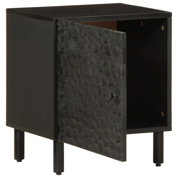Nachttisch Nadiana 40x33x46cm schwarz (Mangoholz)