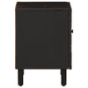 Nachttisch Nadiana 40x33x46cm schwarz (Mangoholz)