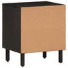 Nachttisch Nadiana 40x33x46cm schwarz (Mangoholz)