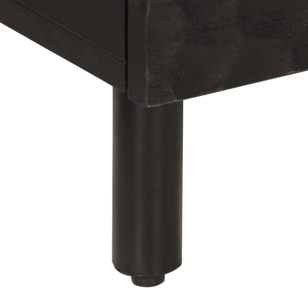 Nachttisch Nadiana 40x33x46cm schwarz (Mangoholz)
