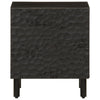 Nachttische Nadiana 40x33x46cm schwarz (2 Stück Mango-Holz)