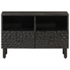 Schwarzer TV-Schrank Zoicas 70x33x46cm (Mangoholz)