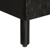 Schwarzer TV-Schrank Zoicas 70x33x46cm (Mangoholz)