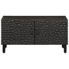 Schwarzer Couchtisch Ghiundus 80x50x40cm (Mangoholz)