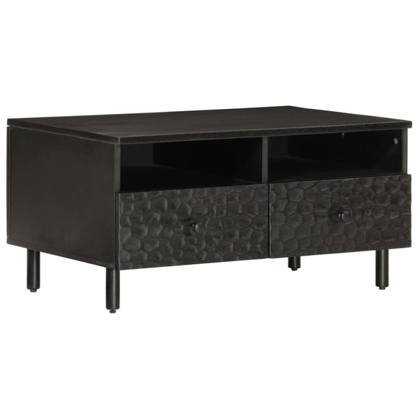 Couchtisch Jernea schwarz 80x54x40cm (Mangoholz)