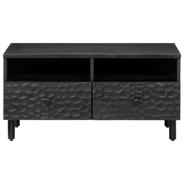 Couchtisch Jernea schwarz 80x54x40cm (Mangoholz)