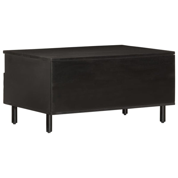 Couchtisch Jernea schwarz 80x54x40cm (Mangoholz)