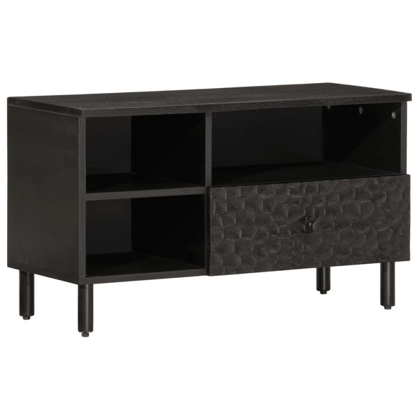 TV-Schrank Volikmann schwarz 80x33x46cm (Mangoholz)