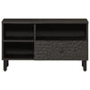 TV-Schrank Volikmann schwarz 80x33x46cm (Mangoholz)