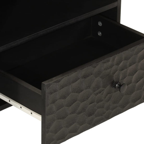 TV-Schrank Volikmann schwarz 80x33x46cm (Mangoholz)