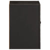 Schwarzer Badezimmer-Wandschrank Hariri 38x33x48cm (Mangoholz)