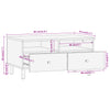 Couchtisch Jernea 80x54x40cm (Mangoholz)