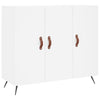 Weißes Sideboard Petrula 90x34x80cm (Holz)